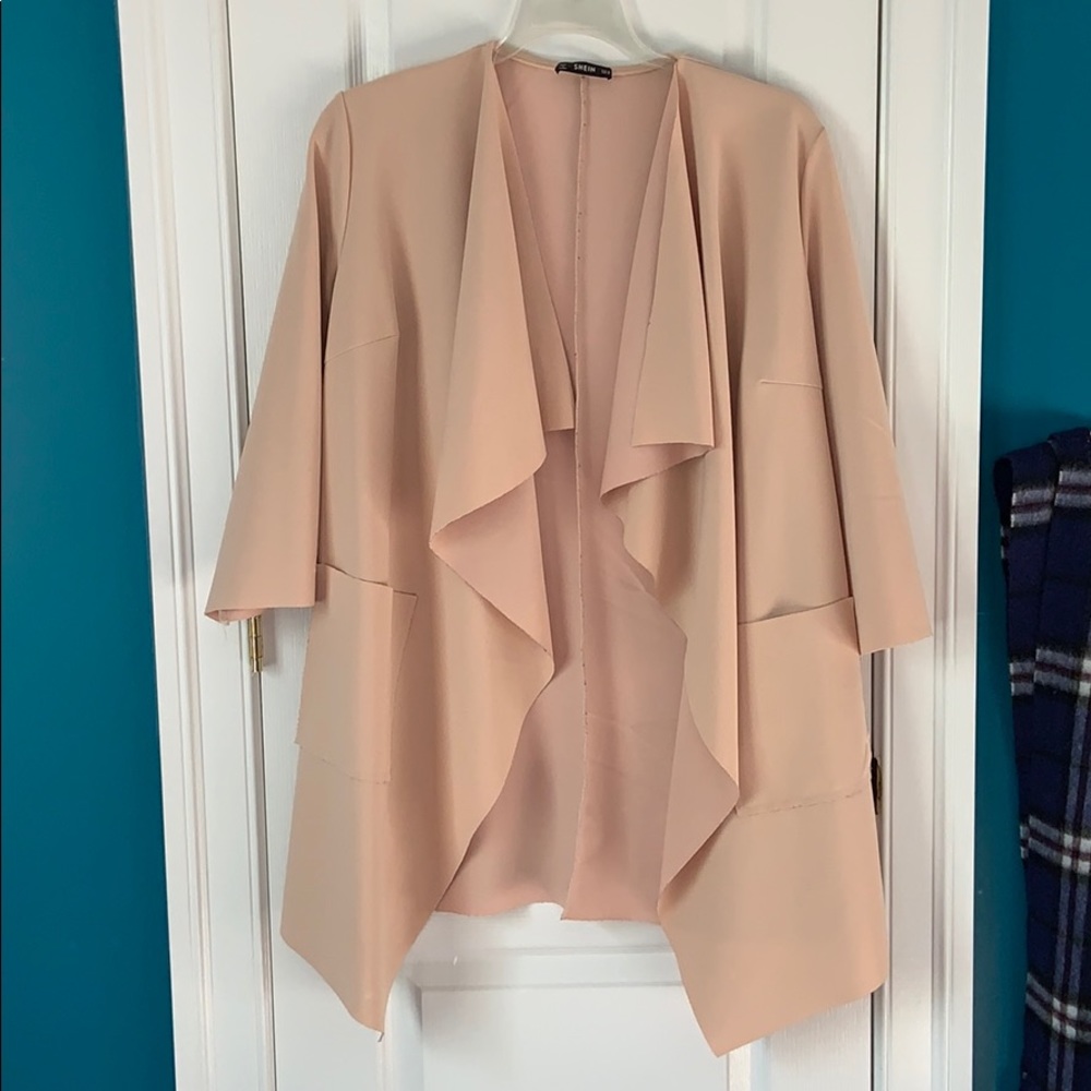 Soft pink coat